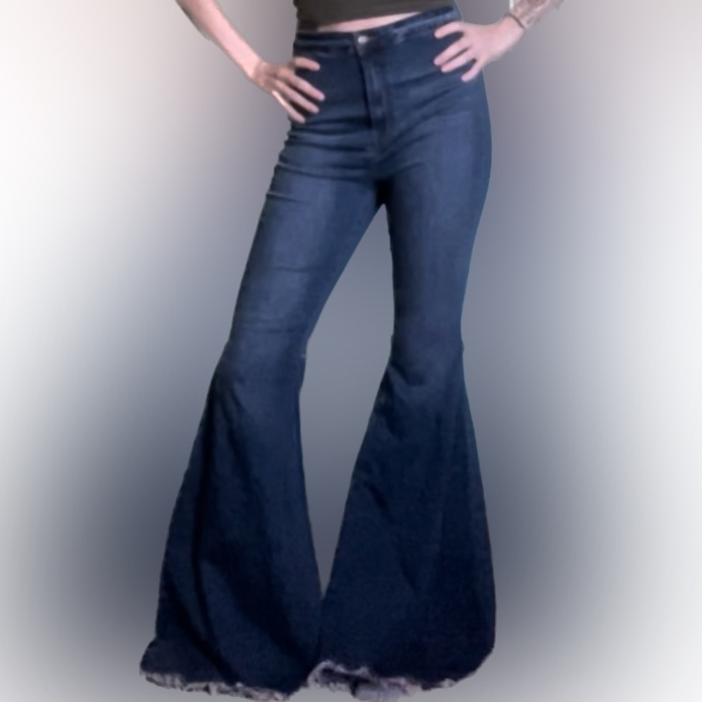 Free People Just Float On Flare Jeans